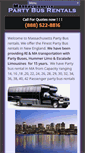 Mobile Screenshot of massachusettspartybusrentals.com